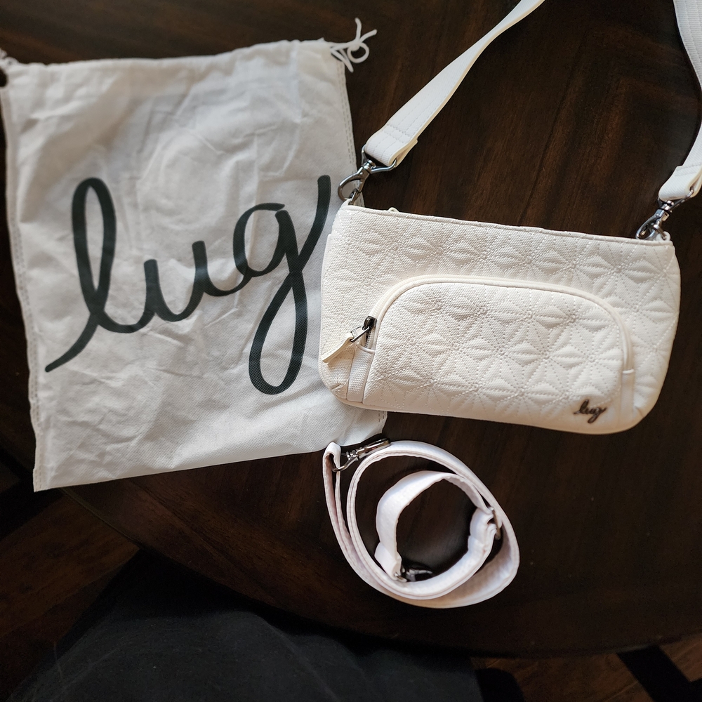 Lug Flyer In Matte Luxe Convertible Crossbody Bag With (Micro Houndstooth Lining